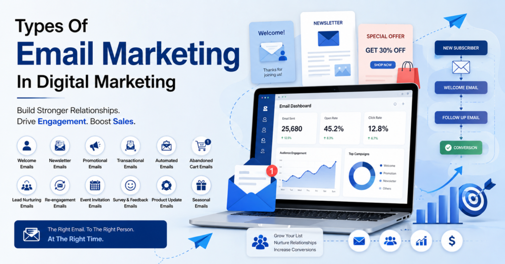 Types Of Email Marketing In Digital Marketing neha P Verma