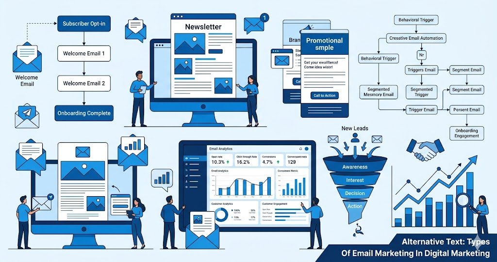 Types Of Email Marketing In Digital Marketing Neha P Verma